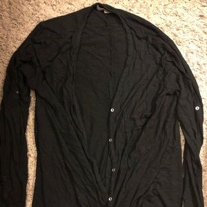 Black cardigan